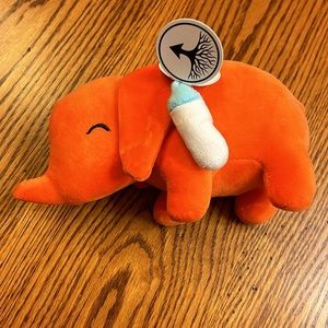 NWT Follow Your Legend 10” Timmy the Baby Elephant Orange Plush Stuffed Animal